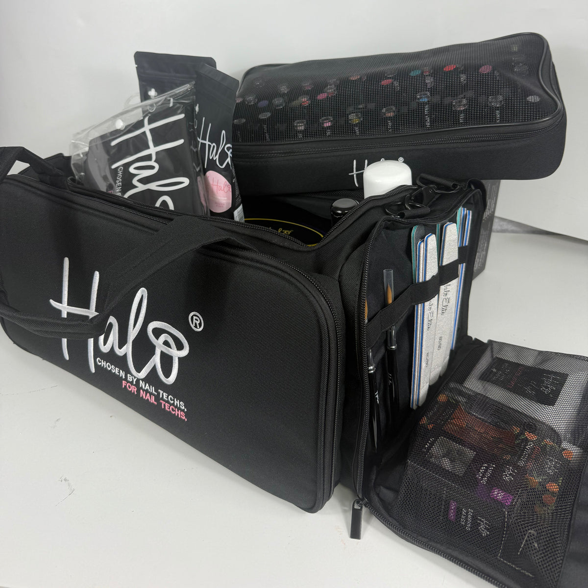 Halo Nail Tech Storage Bag (With Tray) – Pure Nails