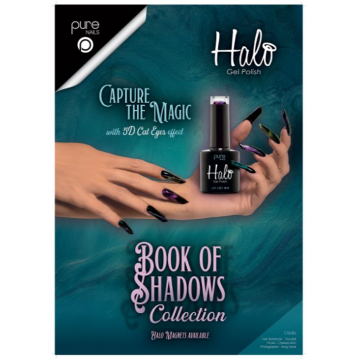 Halo Gel Polish Salon Poster  Book of Shadows