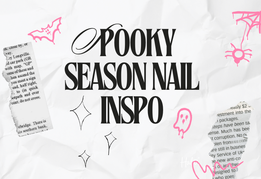 spooky season nail inspo