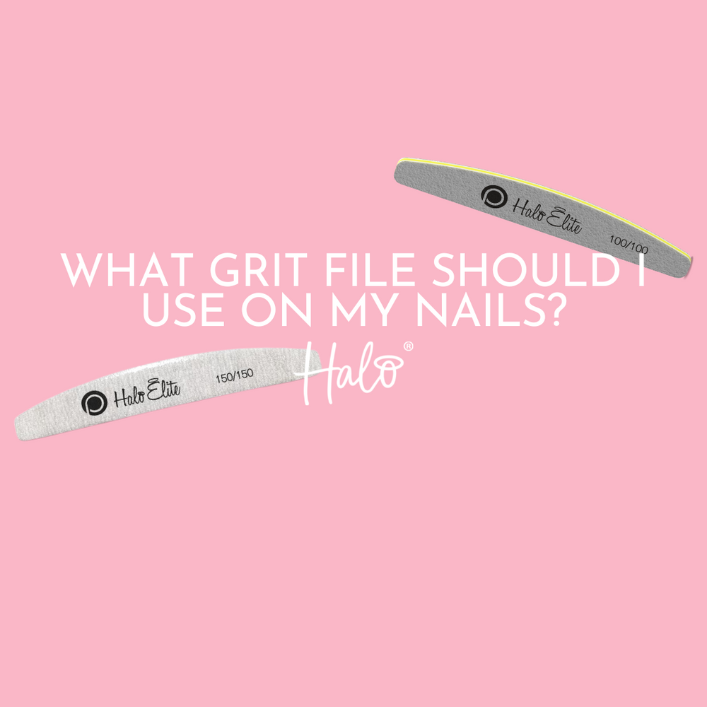 What grit file should I use on my nails?