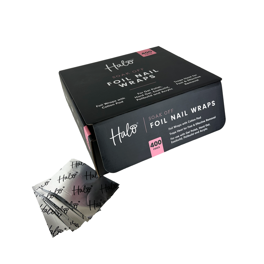 Halo Elite Nail Foil Wrap PK400 plus FREE Foil Dispenser