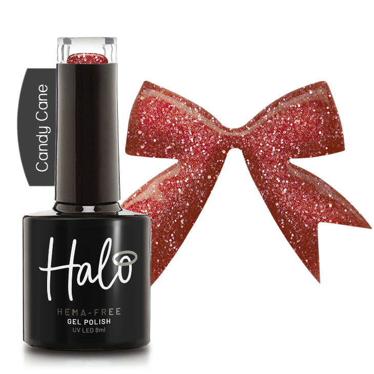 Halo Gel Polish Candy Cane