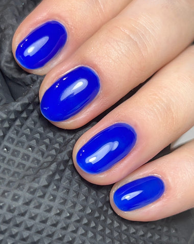Neon Blue Halo Gel Polish Plus