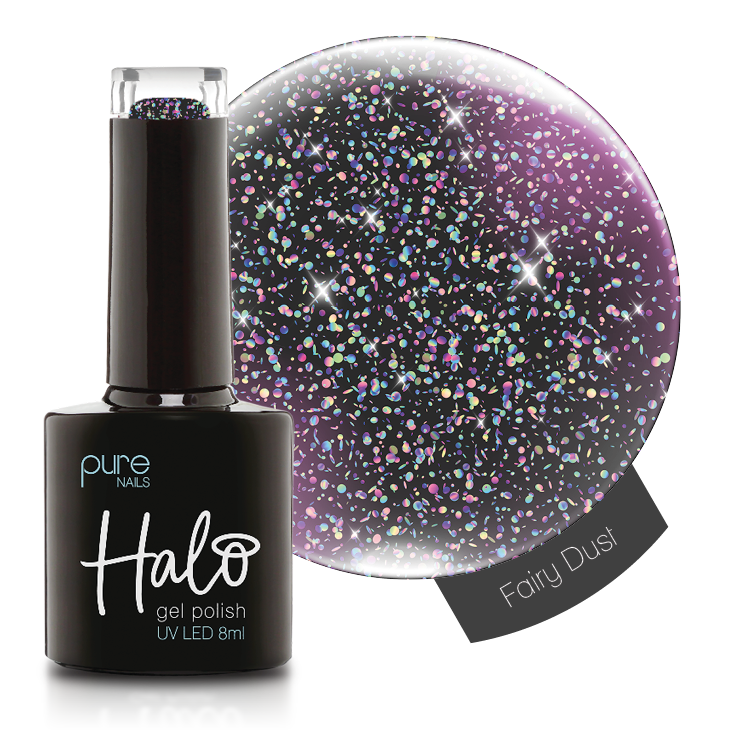 
            
                Load image into Gallery viewer, Halo Gel Polish 8ml Fairy Dust + Hanging Decoration
            
        