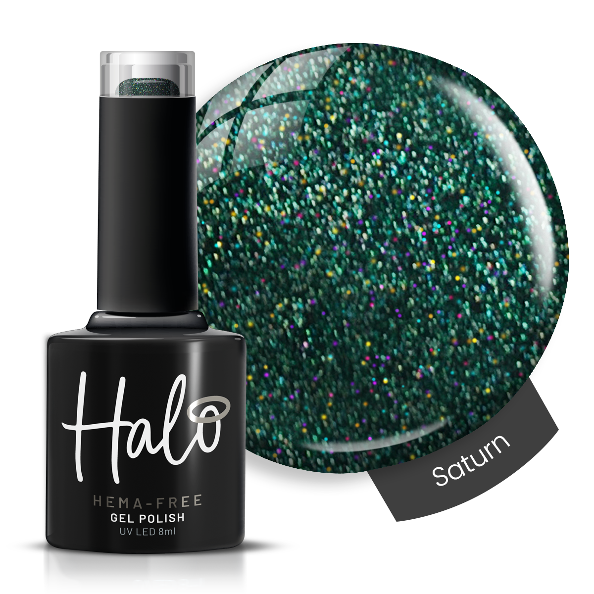 Product image of Pure Nails' Halo Gel Polish in the shade 'Saturn'