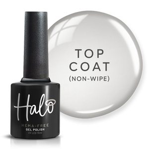 Halo Gel Polish 15ml Hema Free Top Coat (Non Wipe)