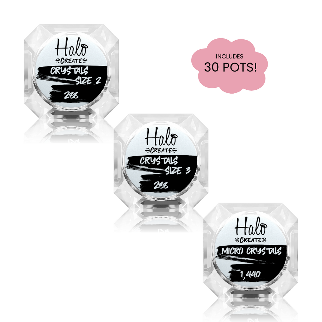Halo Nail Art Crystals Ultimate Bundle