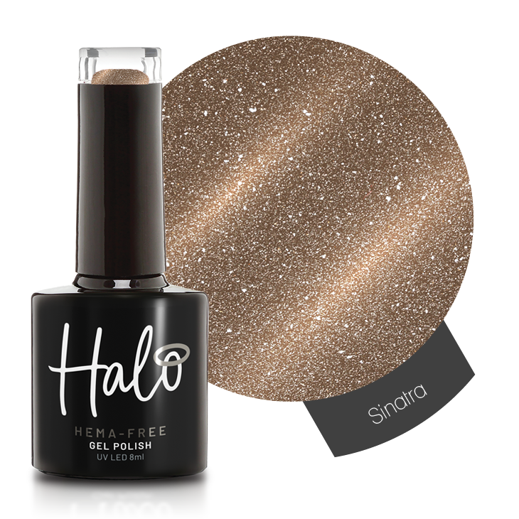 Product image of Pure Nails' Halo Glitter Gel Polish shade 'Sinatra'