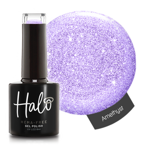 Product image of Pure Nails' HEMA-Free Halo gel polish in shade 'Amethyst'