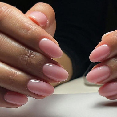 Instantly Upgrade Your Look With, 24pcs Pink Color Short Oval Nude Glossy Tip Short Press On Nails, Macaron Candy Color Fit Perfectly Design Acrylic False Nails Set, Contain 1pc Jelly Glue And 1pc Nail File, Su.jpg__PID:43e7c0ed-74e2-4cde-a969-28334f3ce706