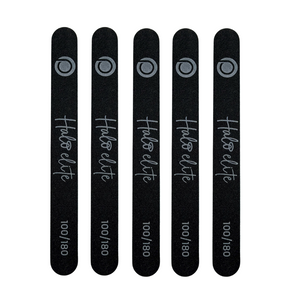 Halo Elite  Black Straight File 100/180 - 5 pack: Click For Offers
