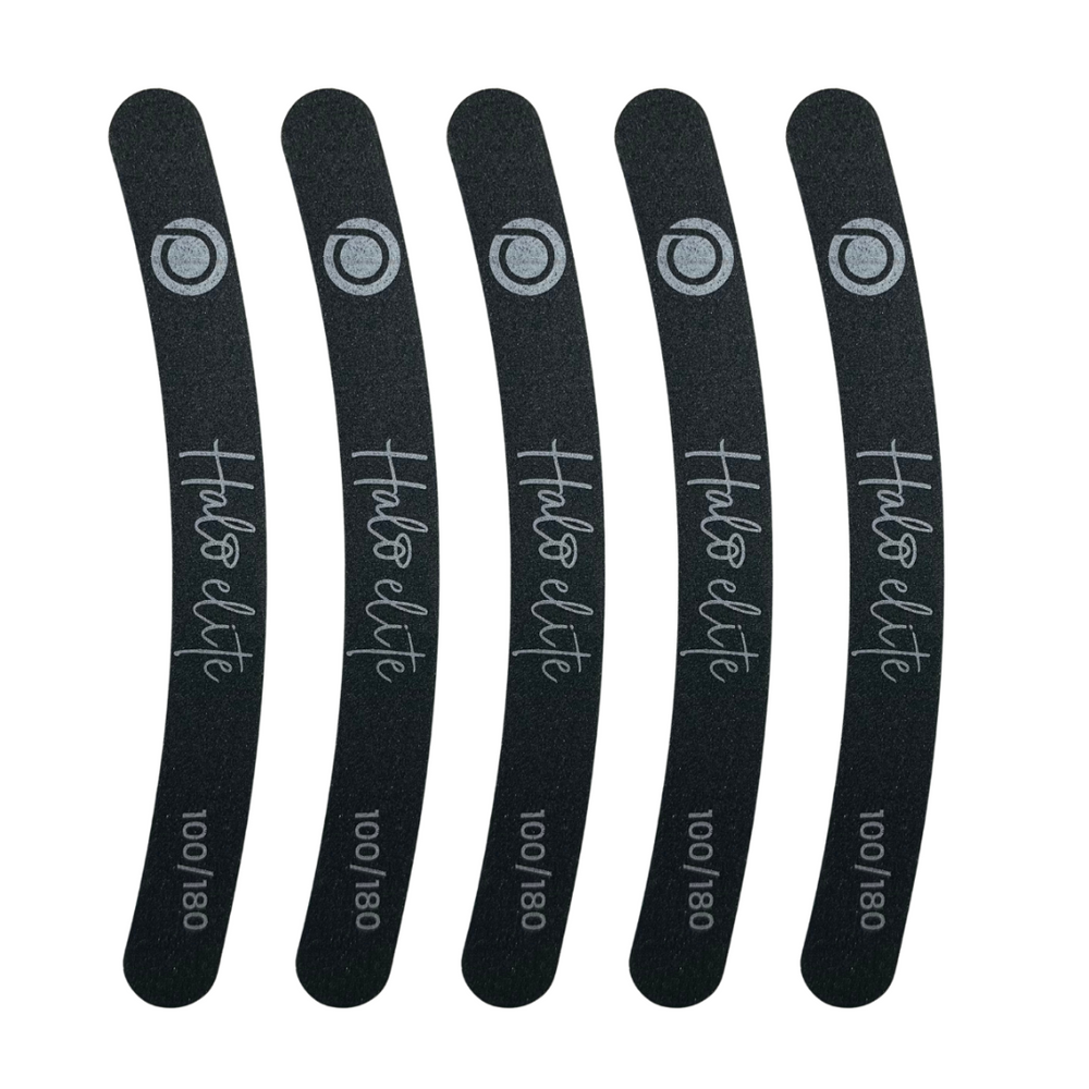Halo Elite  Black Boomerang File 100/180 - 5 pack: Click For Offers