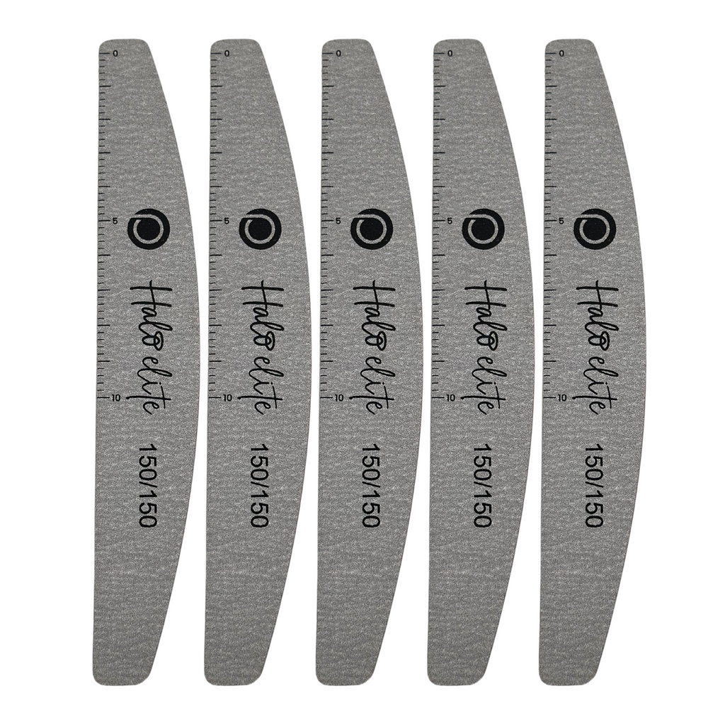Halo Elite Half Moon Zebra Files 150 150 5 pack
