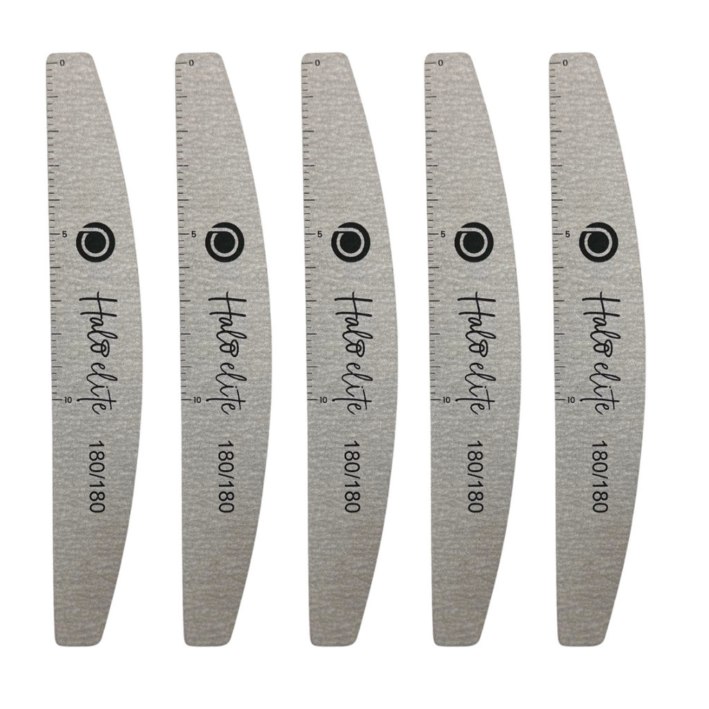 Halo Elite Half Moon Zebra Files 180 180 5 pack