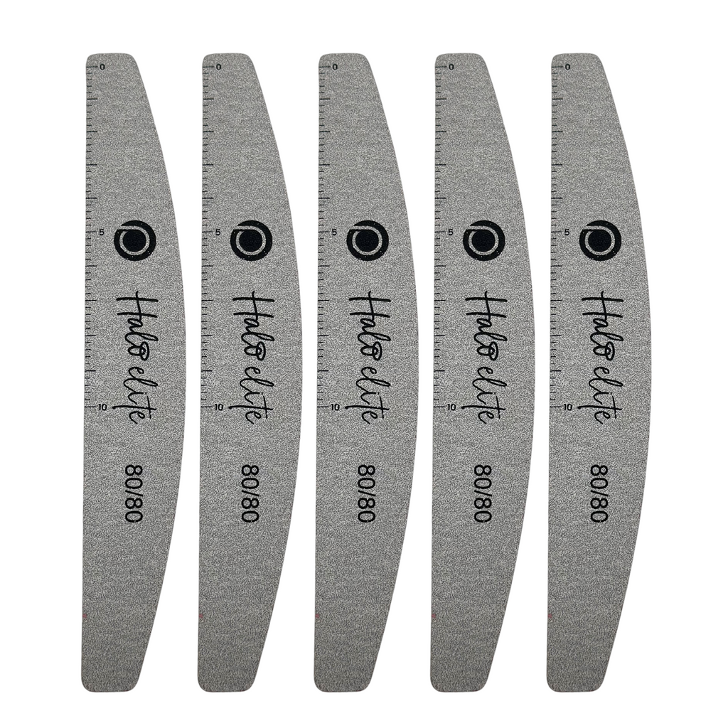 Halo Elite Half Moon Zebra Files 80 80 5 pack