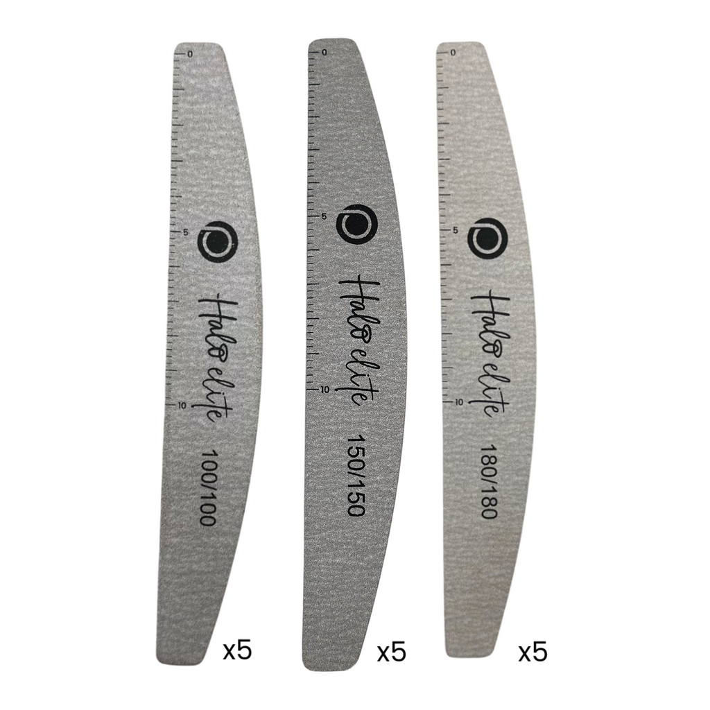 Halo Elite Half Moon Zebra 5x 100 100 150 150 180 180 = 15 pack