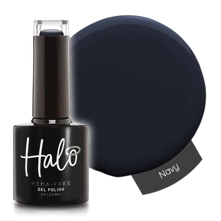 Product image of Pure Nails' Halo HEMA-Free gel polish in shade 'Navy'