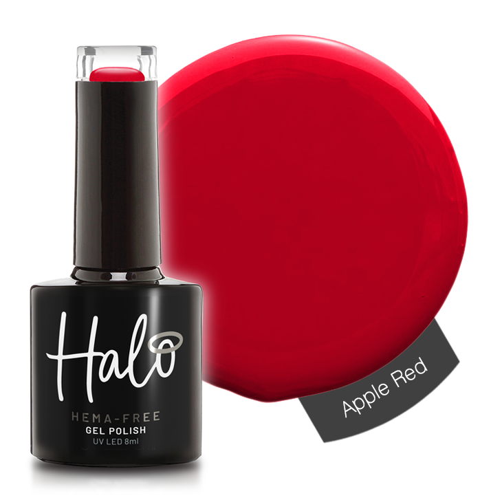 Product image of Pure Nails' HEMA-Free Halo gel nail polish in shade 'Apple Red'