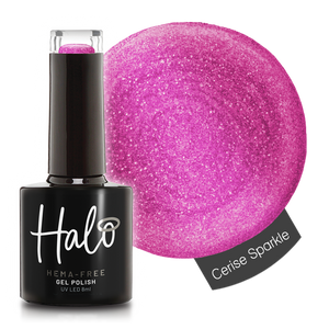 Halo Gel Polish 8ml Cerise Sparkle