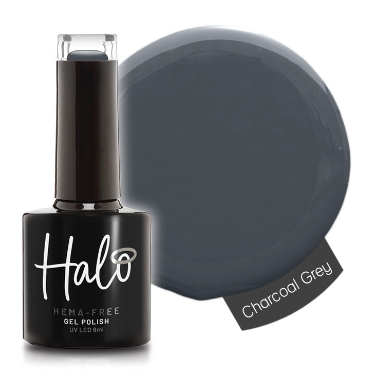 Halo Gel Polish Charcoal Grey