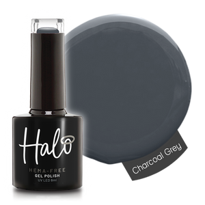 Halo Gel Polish 8ml Charcoal Grey