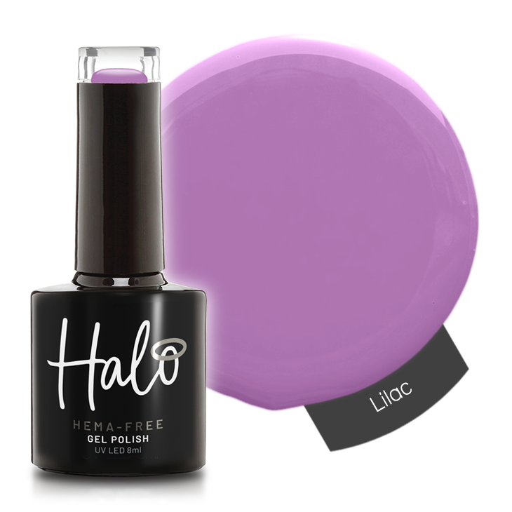 Product image of Pure Nails' HEMA-Free Halo gel polish in shade 'Lilac'