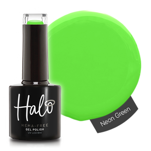 Product image of Pure Nails' Halo HEMA-Free gel polish in shade 'Neon Green' 