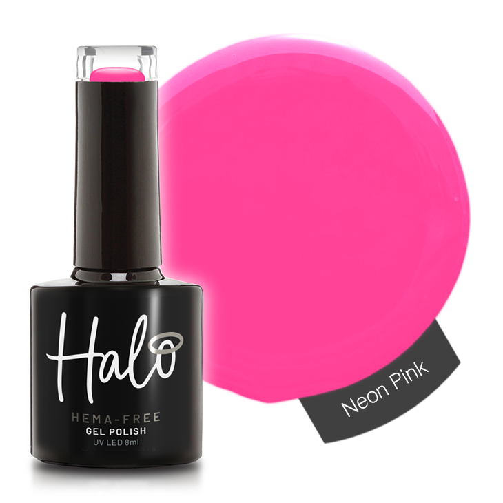 Halo Gel Polish 8ml Neon Pink