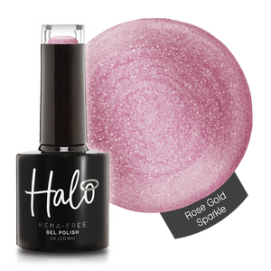 Halo Gel Polish 8ml Rose Gold Sparkle