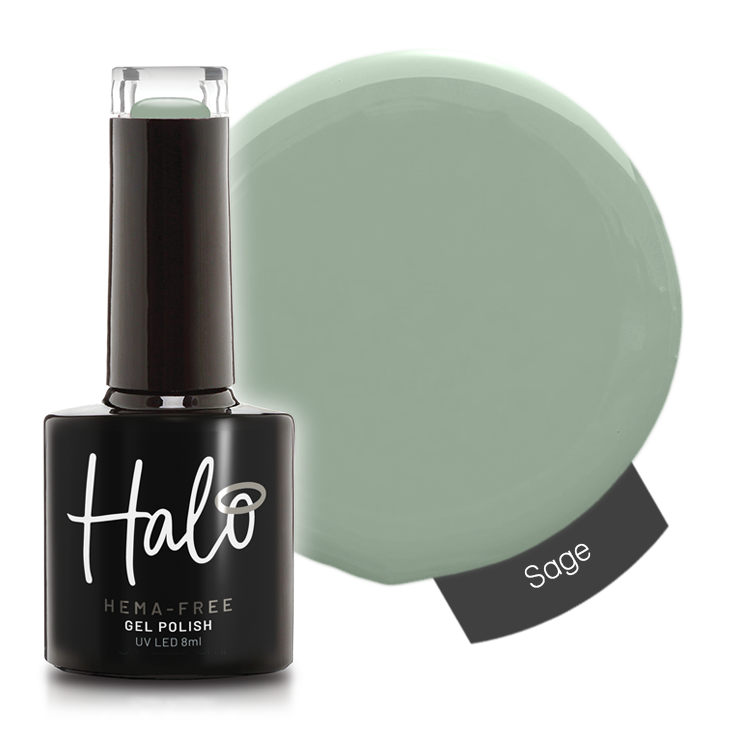 Product image of Pure Nails' HEMA-Free Halo gel polish in shade 'Sage'