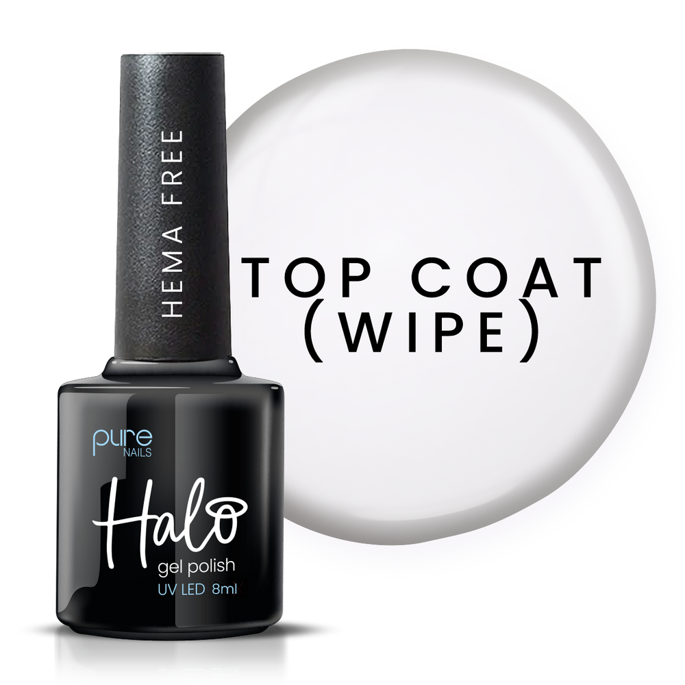 Halo Gel Polish Top Coat (Wipe)