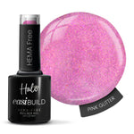 Halo EasiBuild HEMA-Free Pink Glitter 8ml