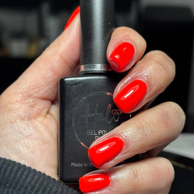 Neon Red Halo Gel Polish PLUS