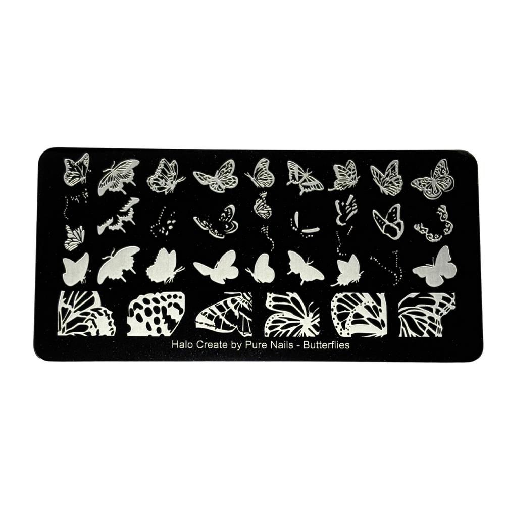 Halo Create - Stamping Plate - Butterflies