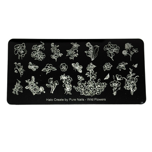 Halo Create - Stamping Plate - Wild Flowers