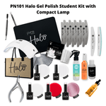 Halo Gel Polish Student Kit with Compact Lamp