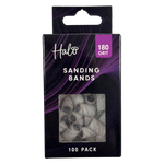 Halo Sanding Bands White 180 pack 100