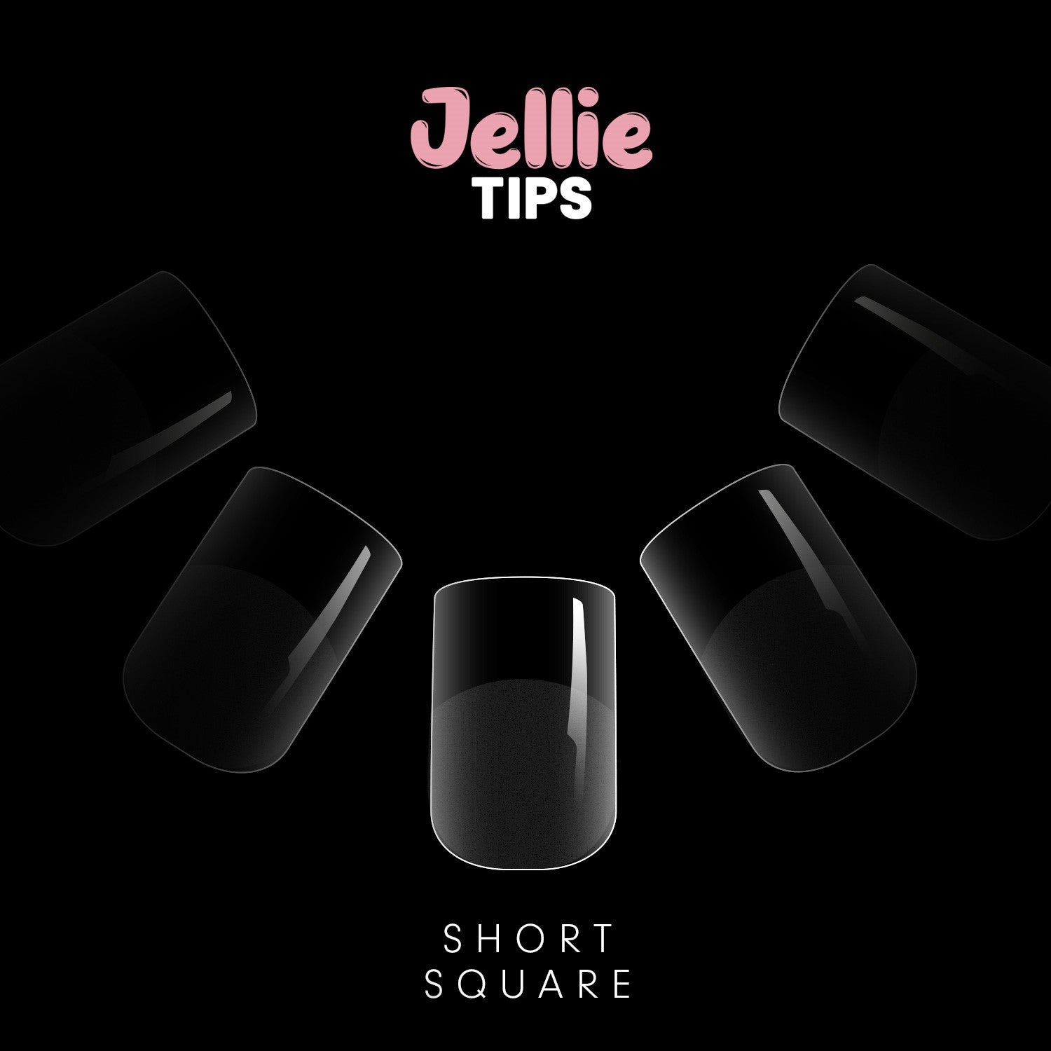 Halo Jellie Nail Tips - Square