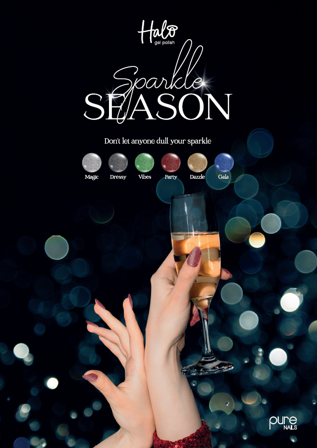 Halo Gel Polish Sparkle Season Collection A2 Poster