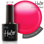 Halo Gel Polish 8ml Stained Glass Neon Pink