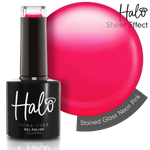 Halo Gel Polish 8ml Stained Glass Neon Pink