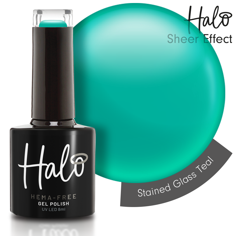 Halo Gel Polish 8ml Stained Glass Teal