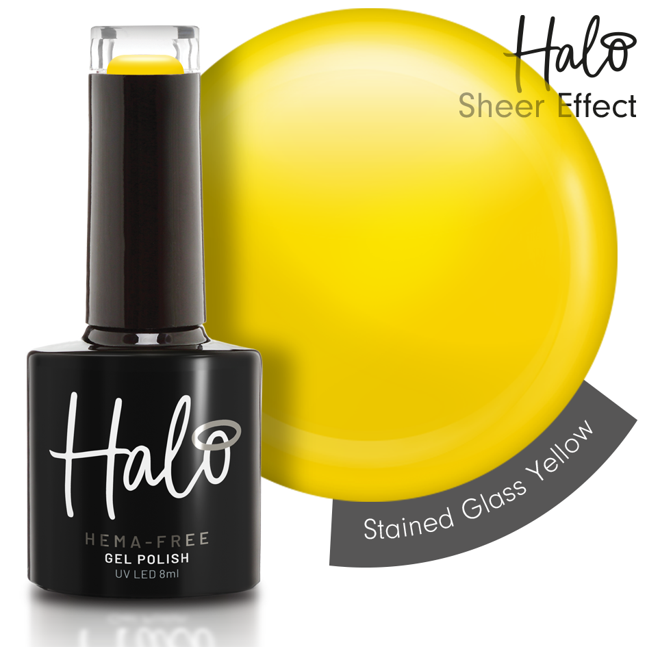 Halo Gel Polish 8ml Stained Glass Yellow