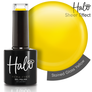 Halo Gel Polish 8ml Stained Glass Yellow