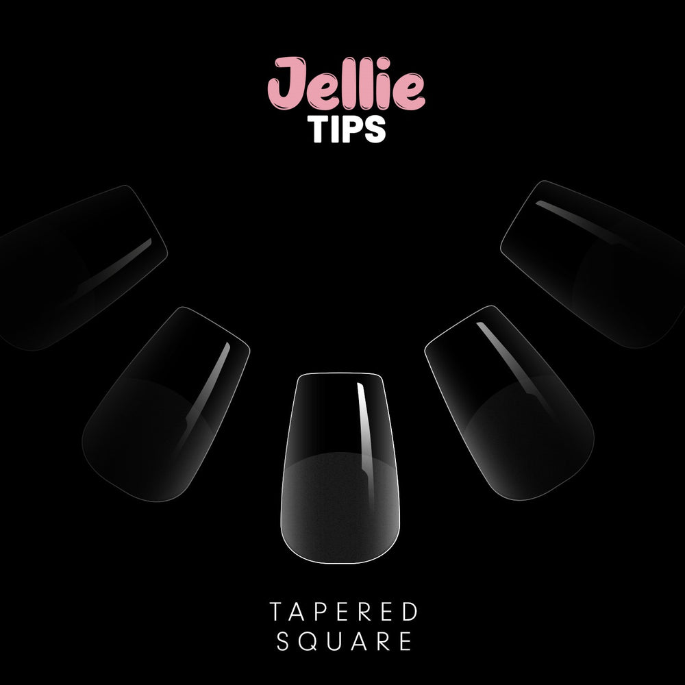 
            
                Load image into Gallery viewer, Halo Jellie Nail Tips Tapered Square, Sizes 0-11, 120 Mixed Sizes
            
        
