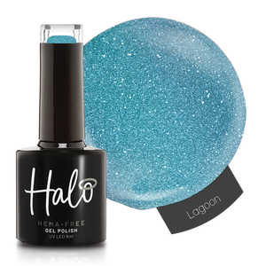 Product image of Pure Nails' Halo glitter gel polish in shade 'Lagoon' 