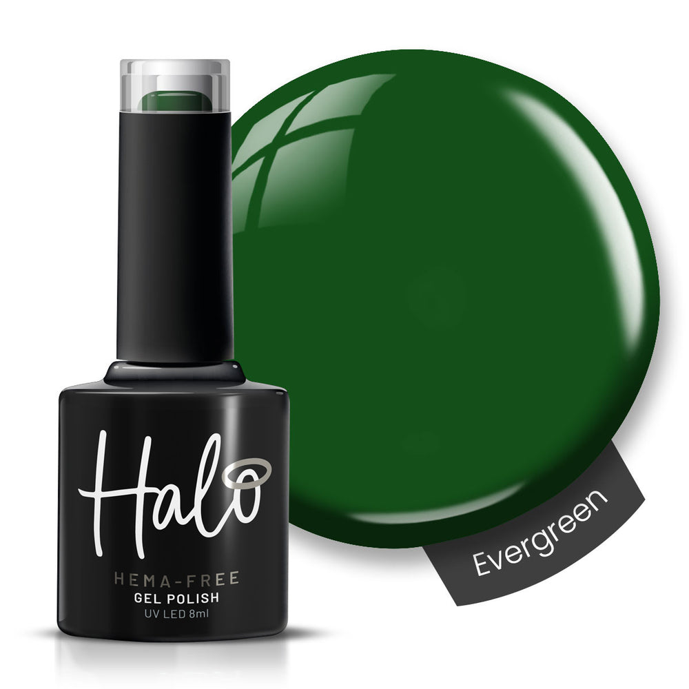 Product image of Pure Nails' Halo HEMA-Free gel polish in shade 'Evergreen'