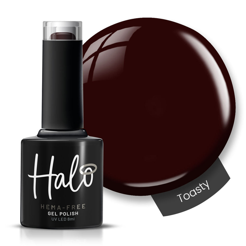 Product image of Pure Nails' Halo HEMA-Free gel polish in shade 'Toasty'