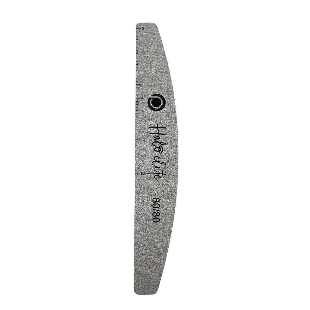Halo Elite File Zebra Half Moon 80 80 grit