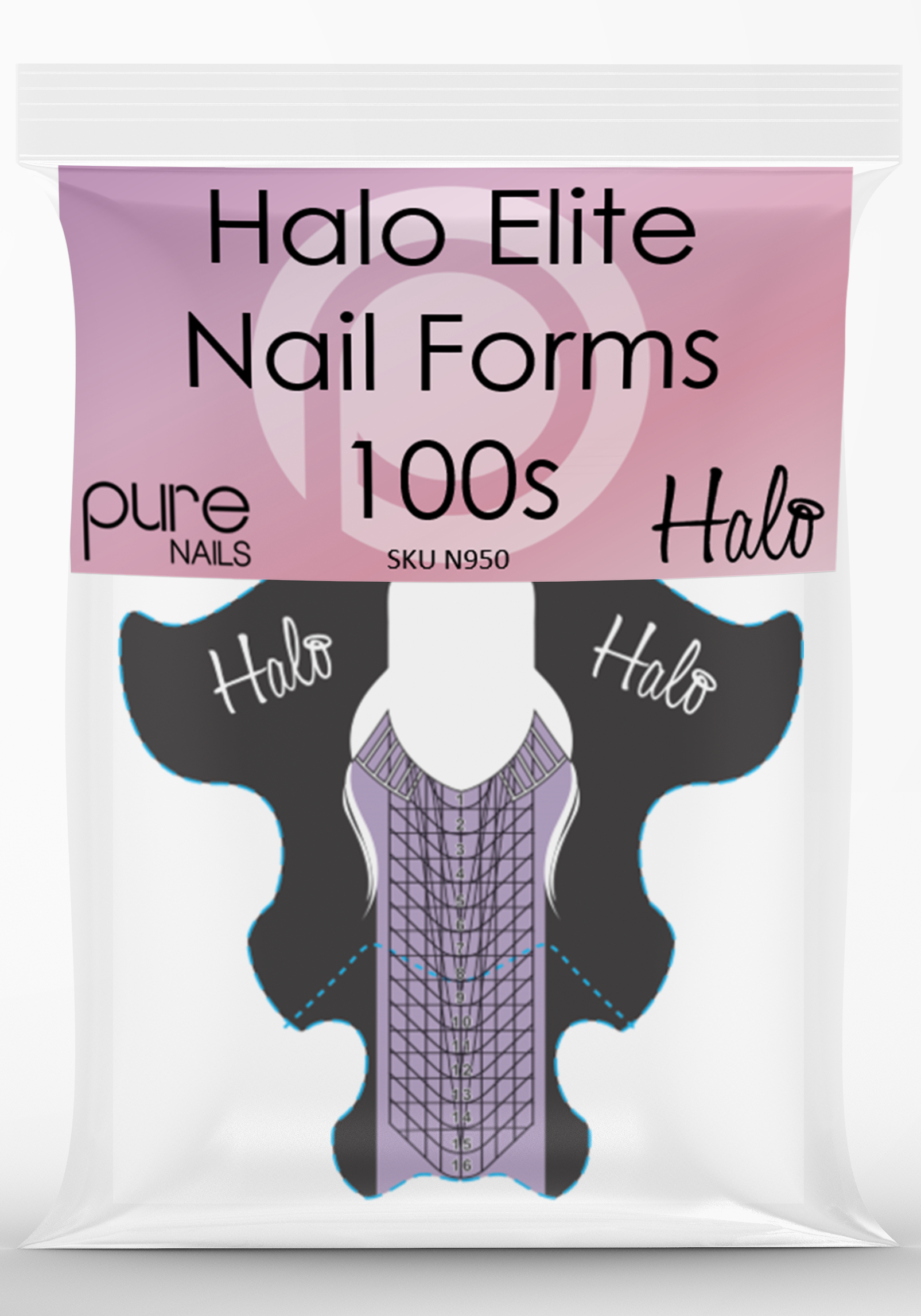 Pack of Halo Elite Nail Forms